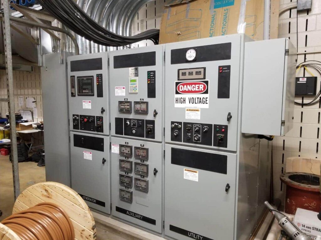 Generator control panel